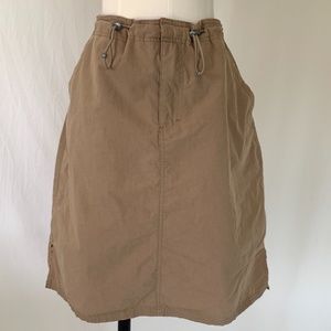 Gloria Vanderbilt khaki active skirt